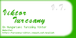 viktor turcsany business card